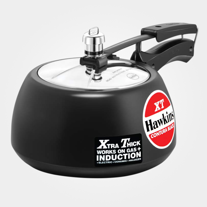 Hawkins Induction Extra Thick Pressure Cooker Black 3-Litre